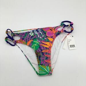 NWT Trina Turk Tropical Print Bikini Bottoms - 8